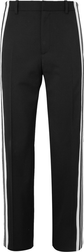 Balenciaga Striped Twill Trousers