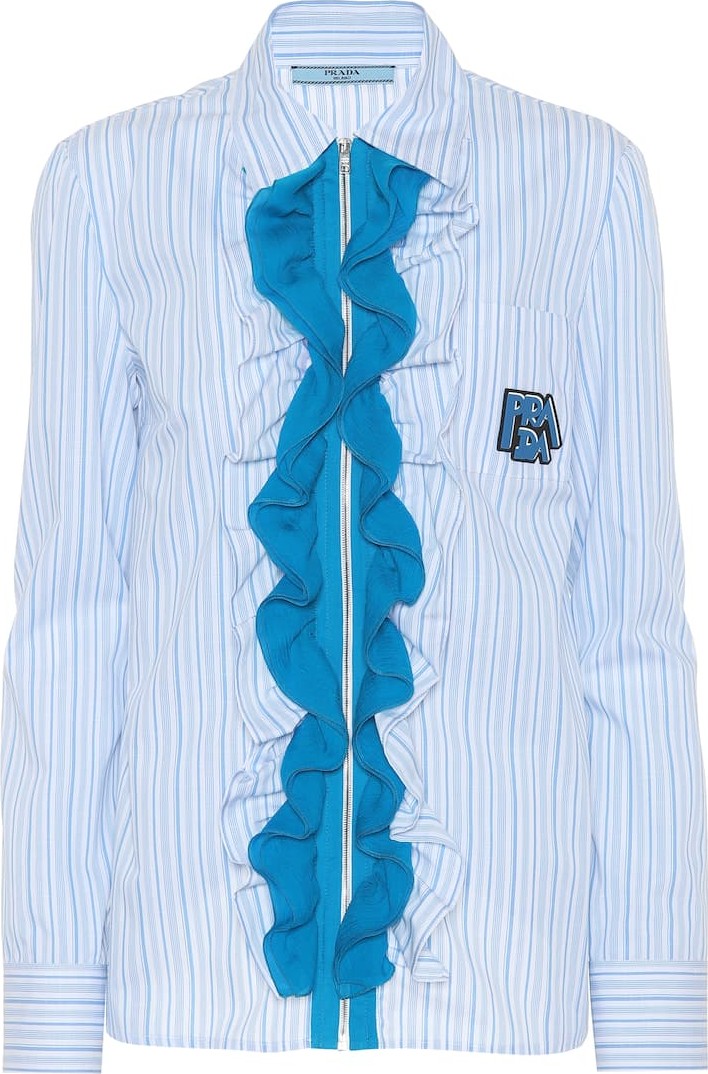 Prada Striped cotton shirt