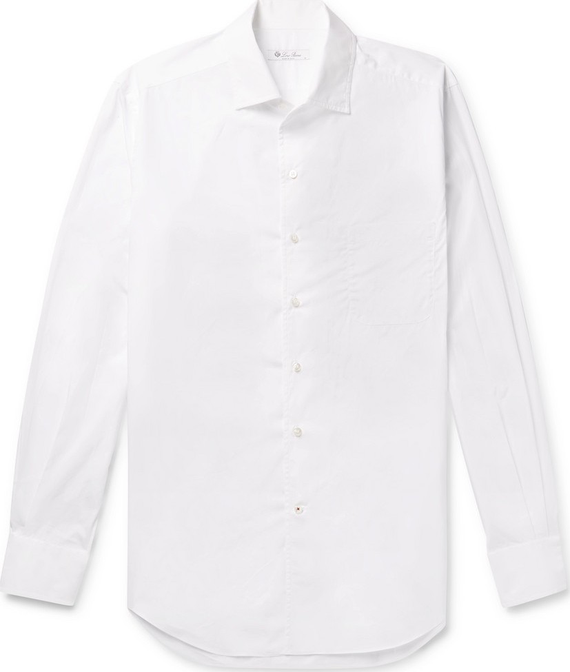 Loro Piana Andre Cotton-Poplin Shirt