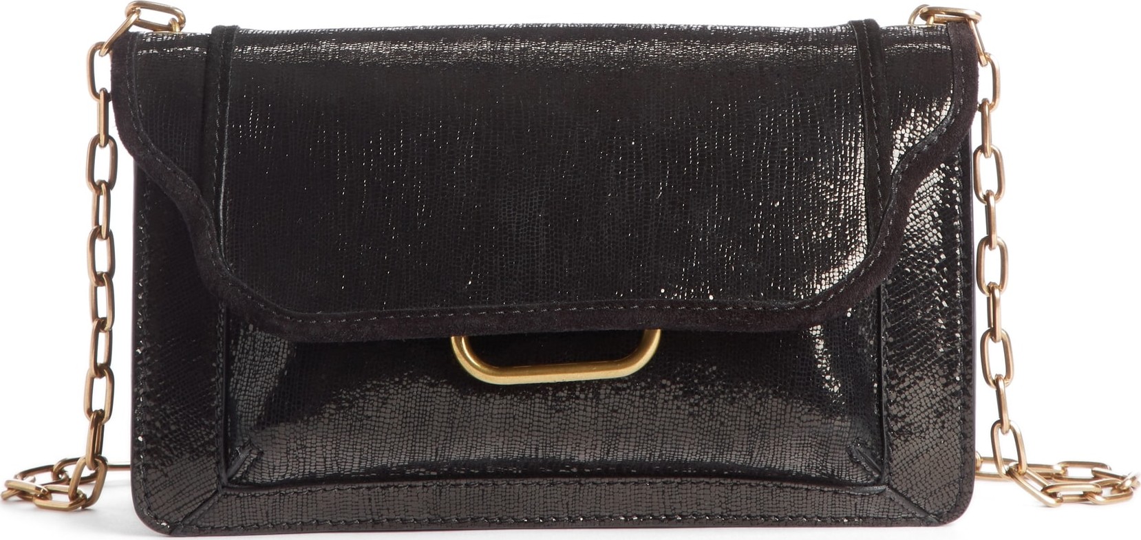 Isabel Marant Skamy Leather Crossbody Bag