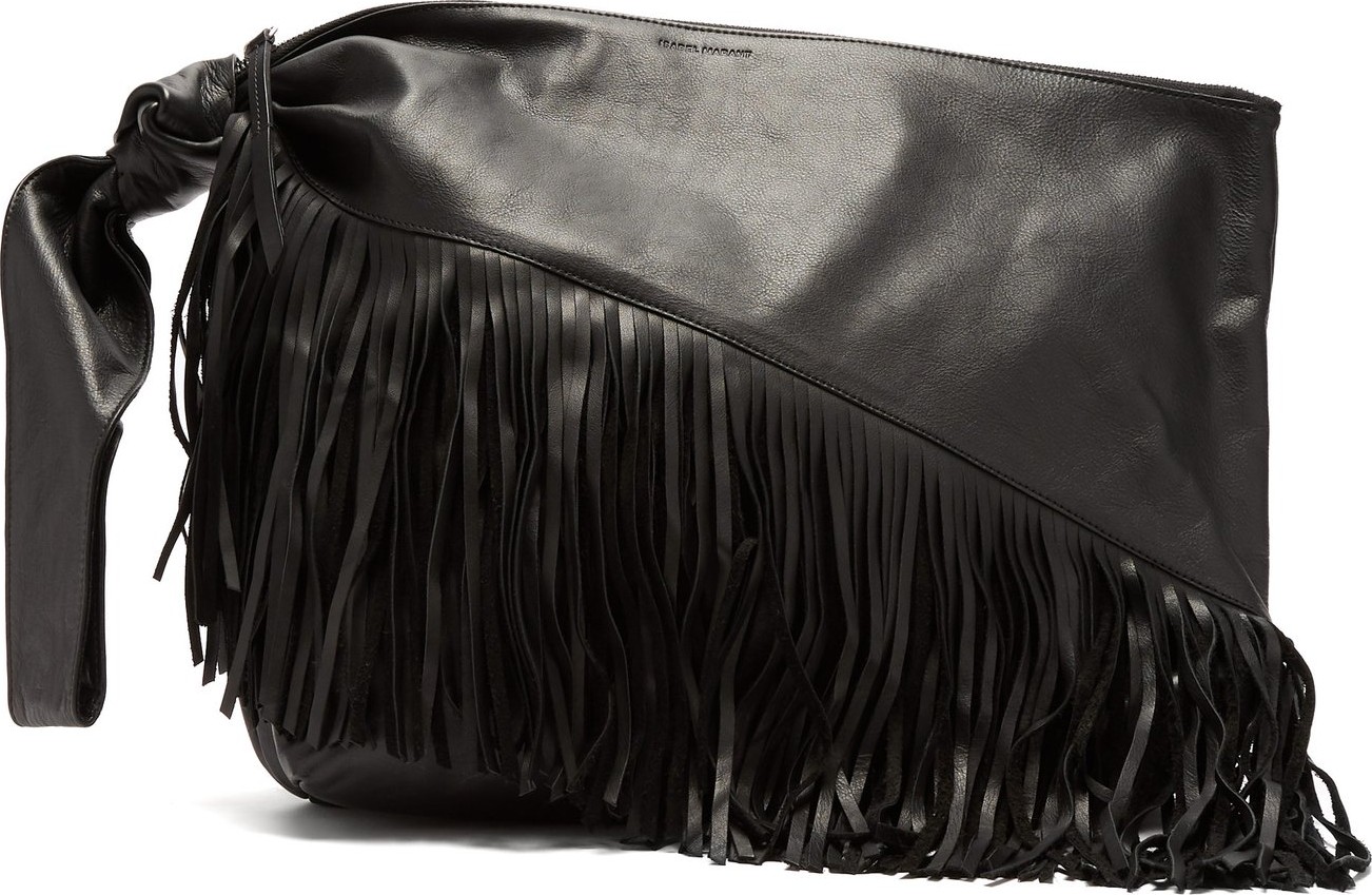 Isabel Marant Farwo fringed leather bag
