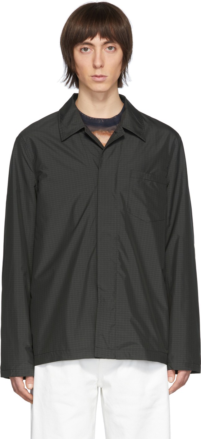 Our Legacy Grey Tech Archive Shirt Jacket