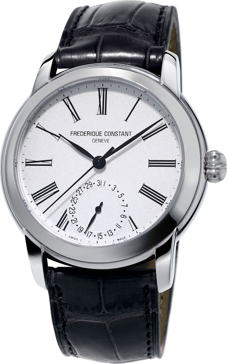 Frederique Constant 42mm Classics Manufacture Watch w/Black Alligator Strap