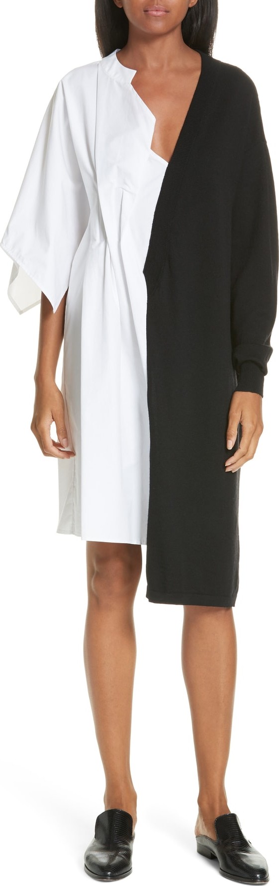 Ji Oh Half Sweater Shirtdress