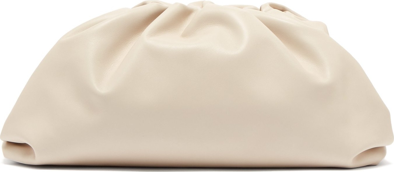 Bottega Veneta The Pouch gathered leather clutch
