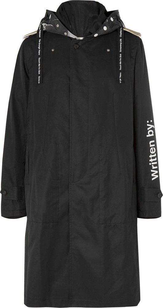 Takahiromiyashita The Soloist Printed Cotton-Gabardine Trench Coat