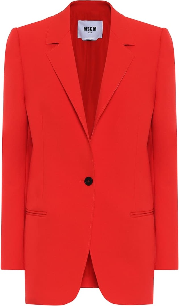 MSGM Stretch-cady blazer