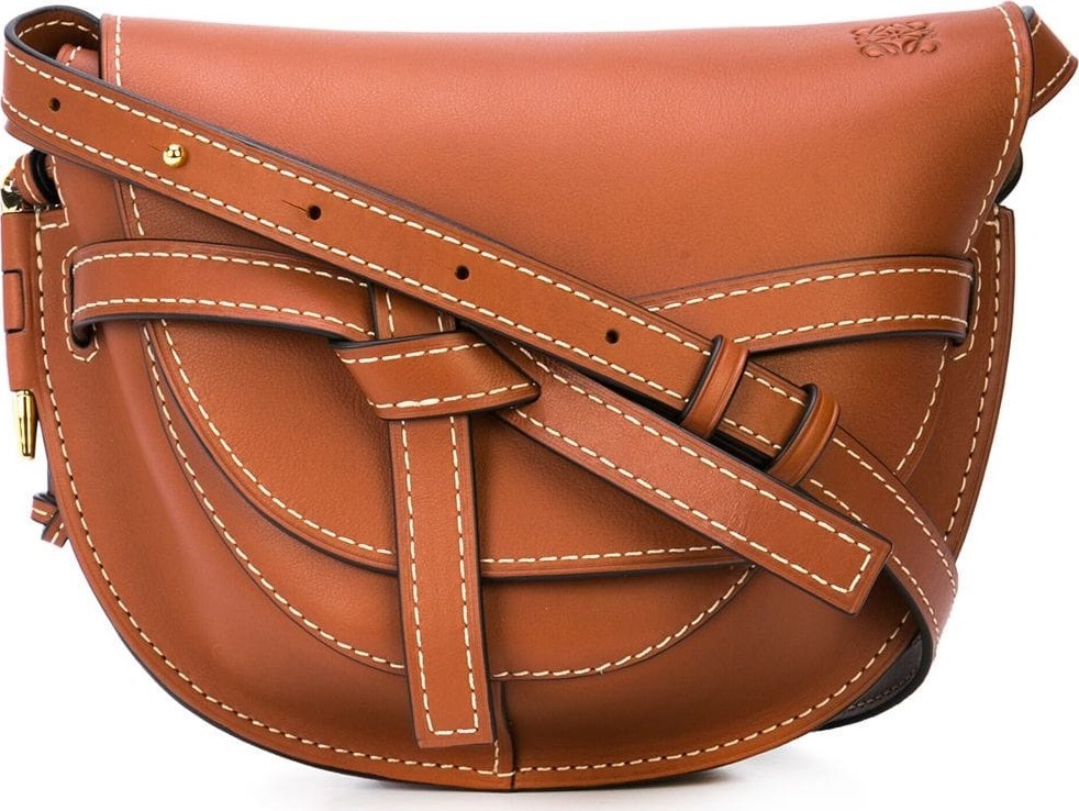 LOEWE Brown small Gate bag