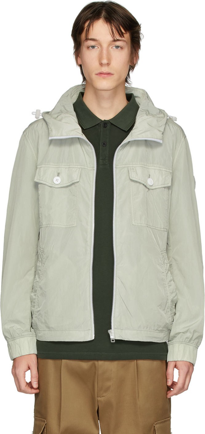 BOSS Hugo Boss Grey ODEAR1-D Fabric Jacket