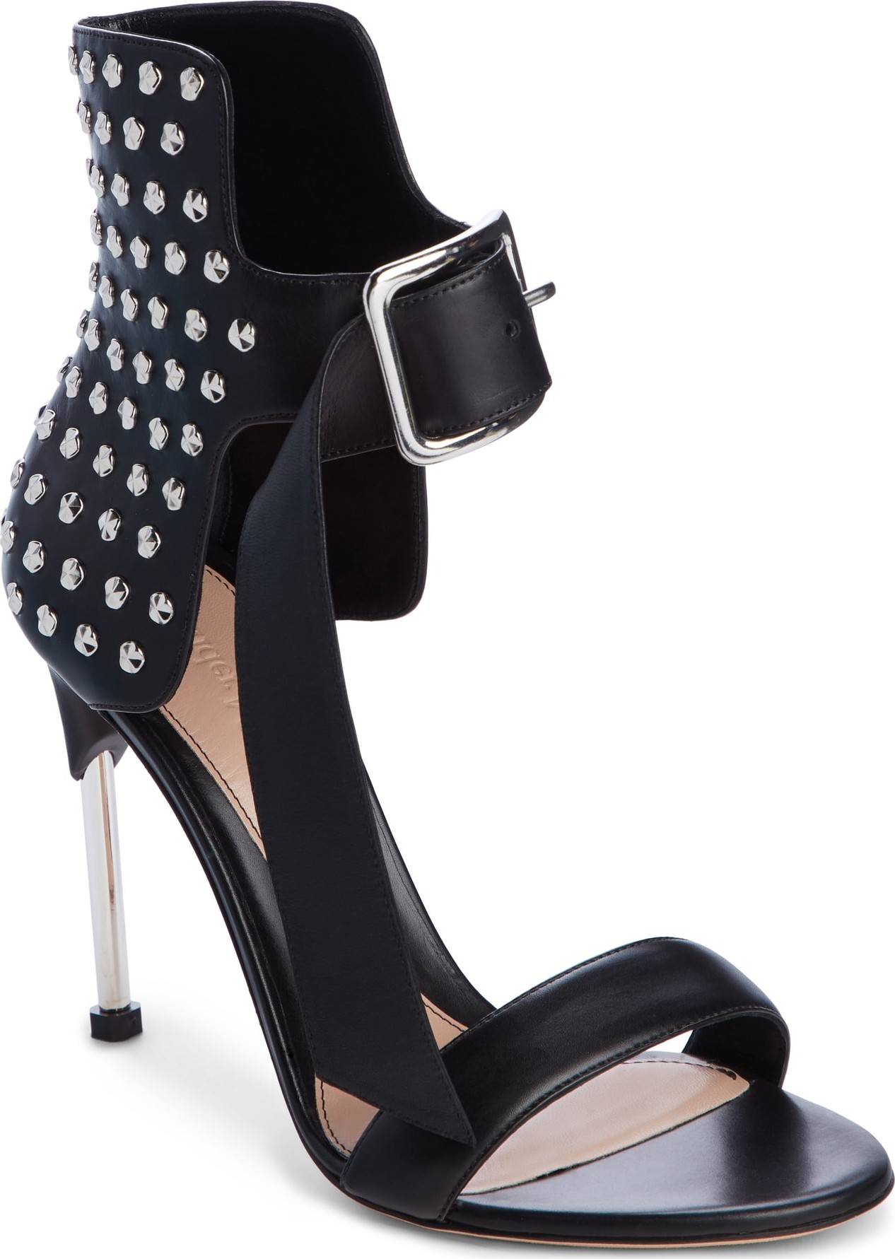 Alexander McQueen Studded Ankle Strap Sandal