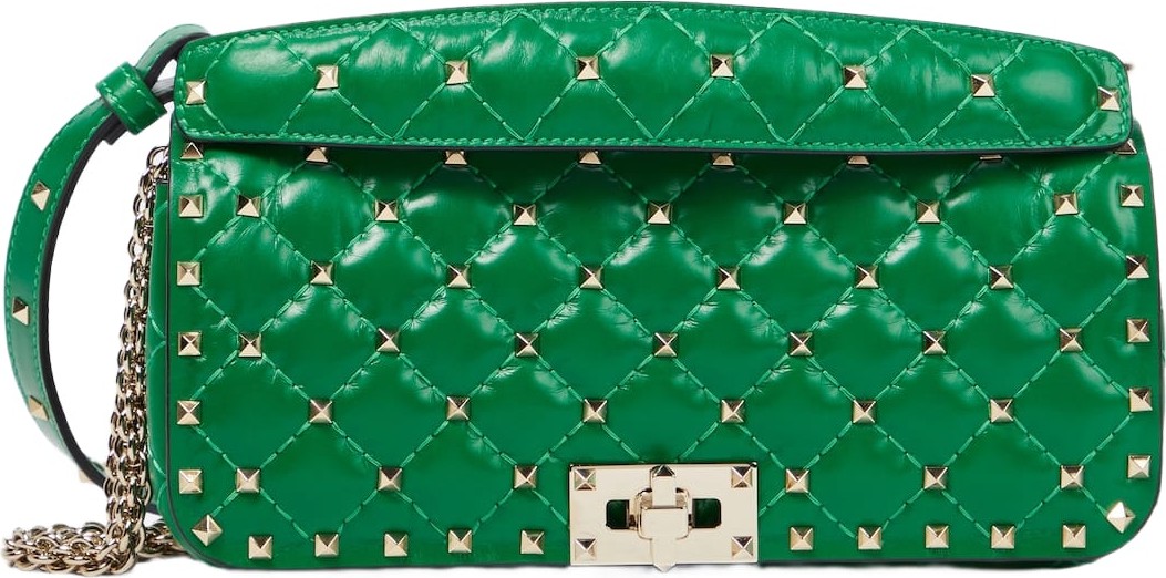 Valentino - Rockstud Spike leather shoulder bag