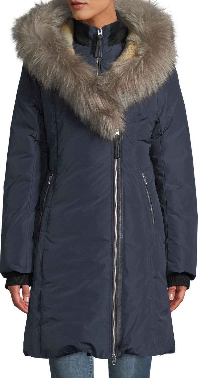 Mackage Down-Fill Oversize Fur-Hood Coat