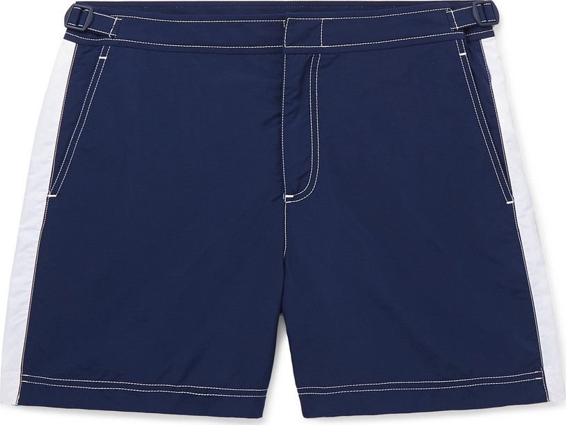 Orlebar Brown Bulldog Mid-Length Striped Swim Shorts