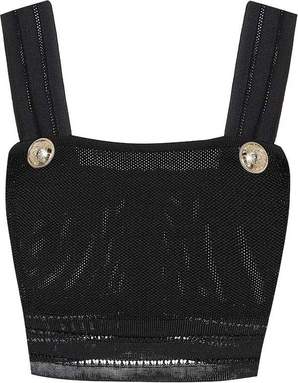 Balmain Mesh crop top