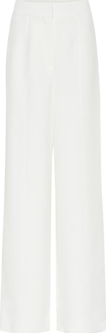Roksanda Lapari high-rise wide-leg cady pants
