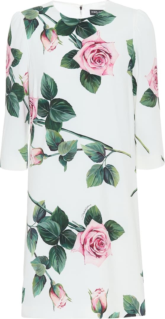 Dolce & Gabbana Floral cady midi dress