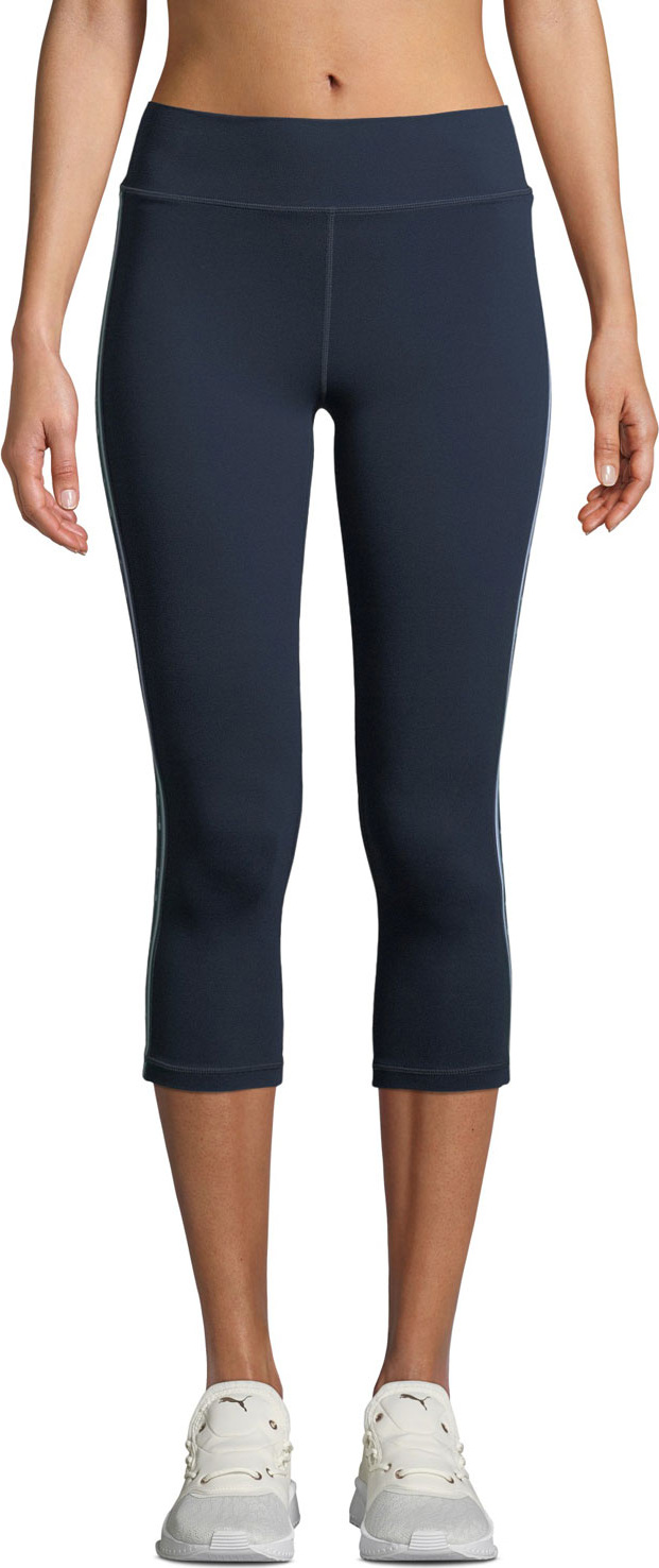 The Upside Indigo Matte NYC Cropped Leggings