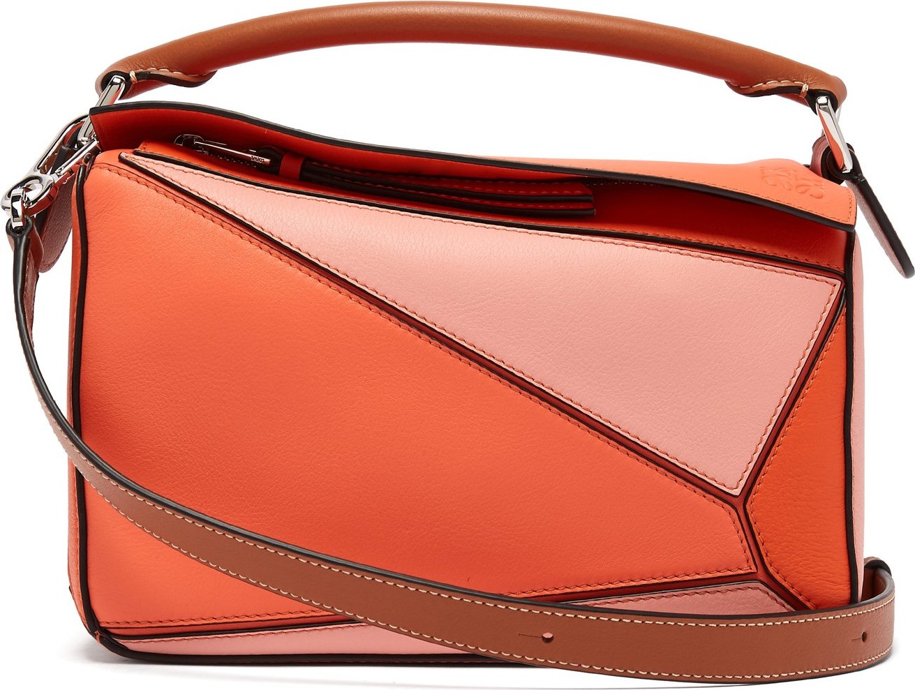 LOEWE Puzzle small grained-leather cross-body bag