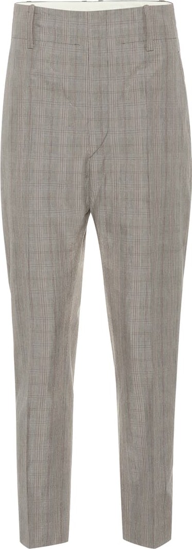 Isabel Marant Etoile Noah high-rise straight wool pants