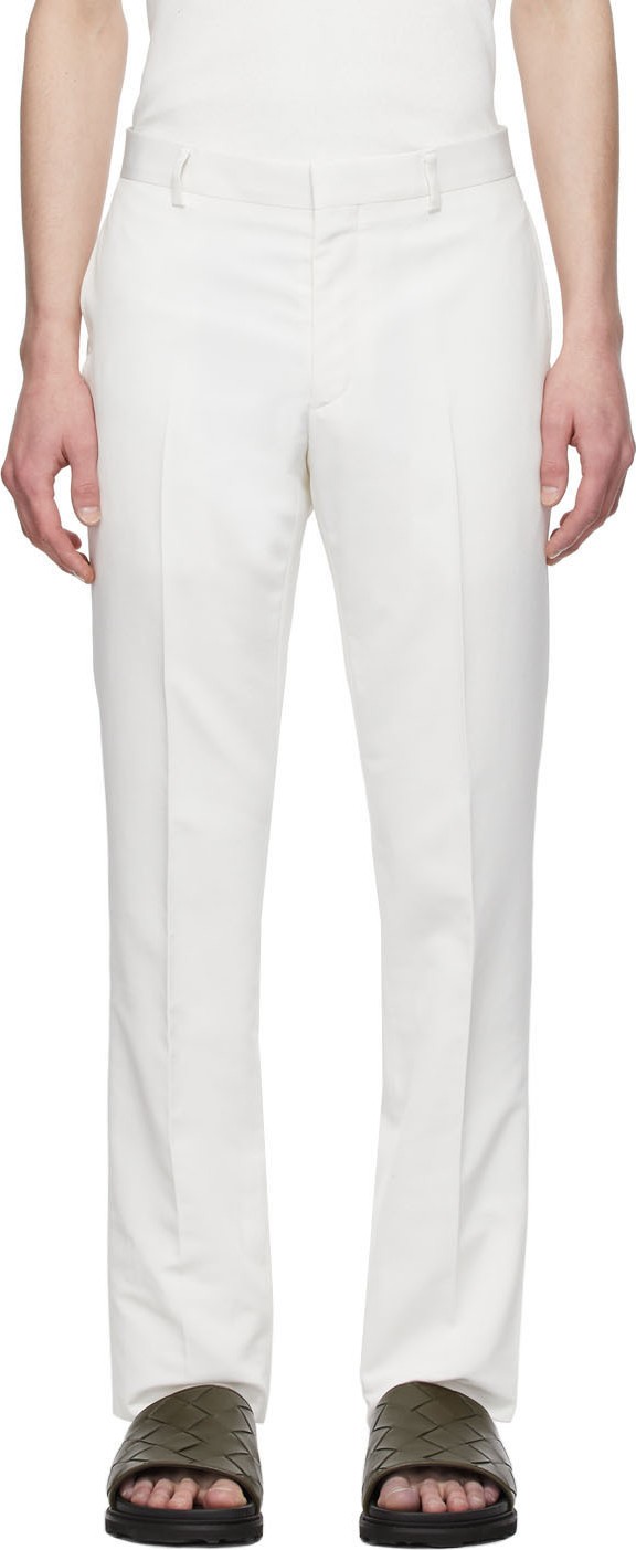 Givenchy Off-White Wool Trousers