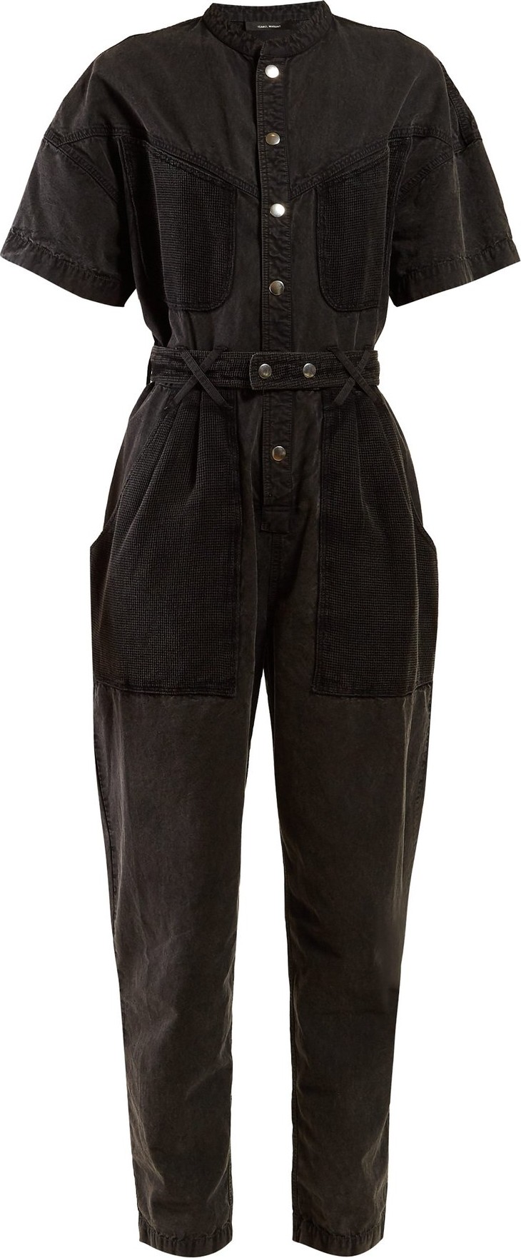 Isabel Marant Tundra contrast-pocket denim jumpsuit