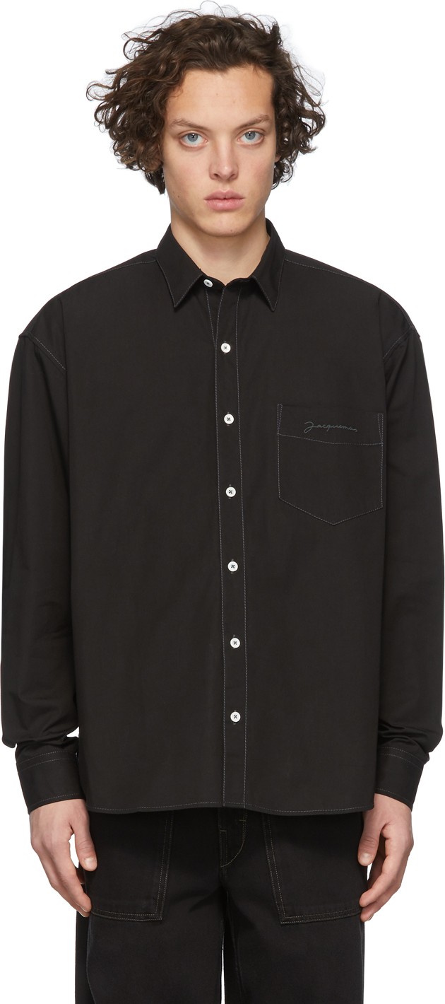 Jacquemus Black 'La Chemise Simon' Shirt