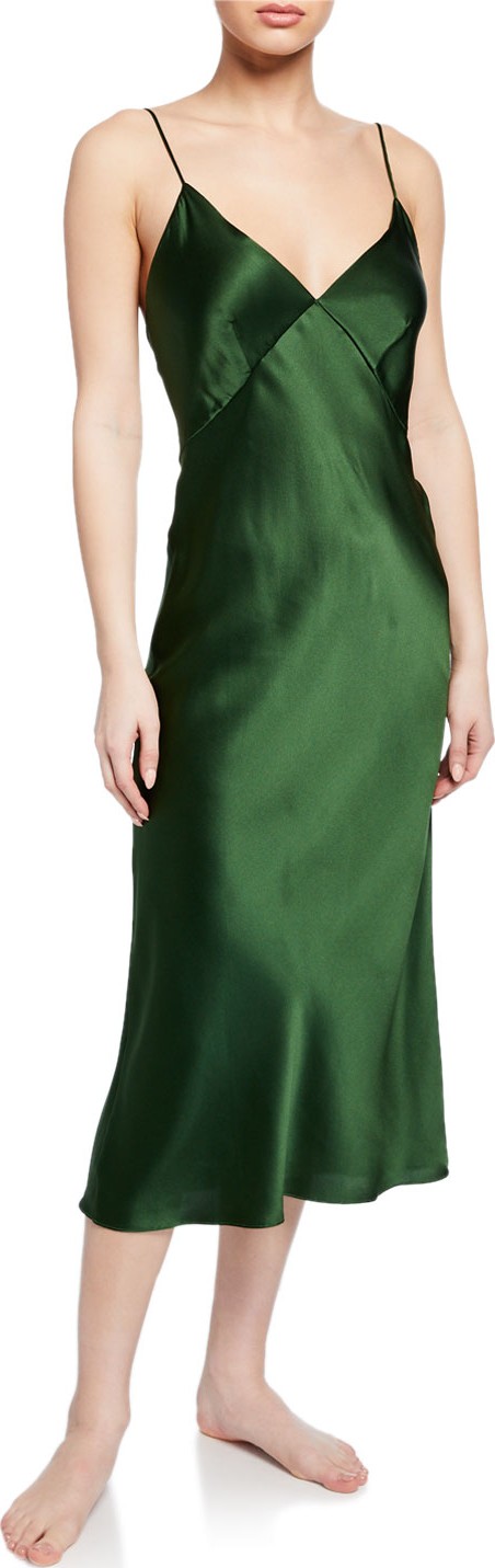 Olivia von Halle Issa Ivy Silk Nightgown