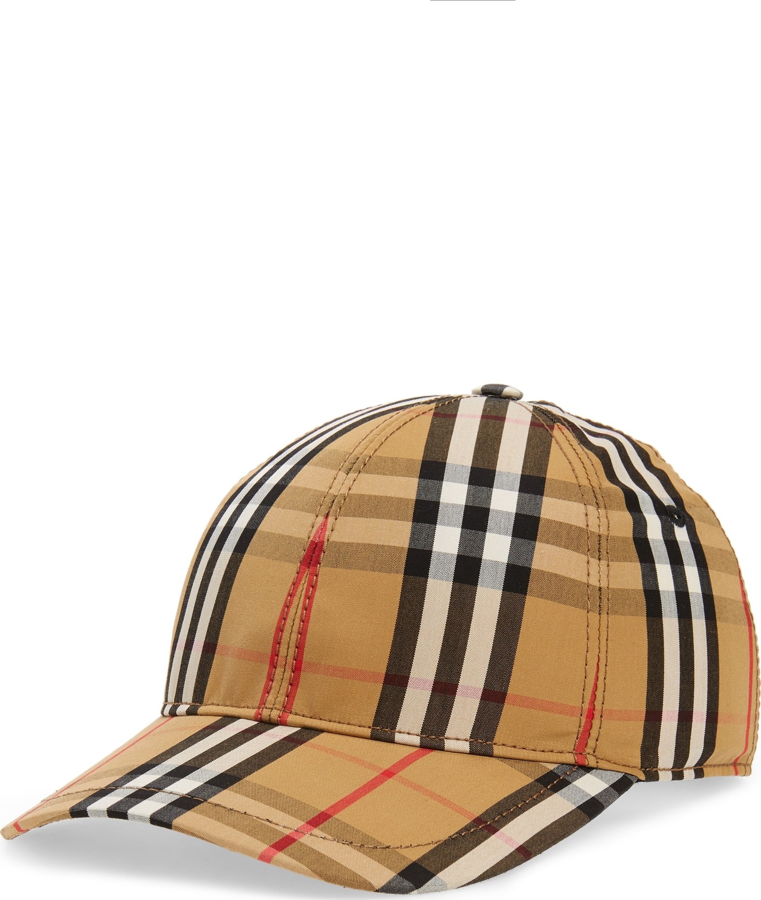 Burberry London England Vintage Check Baseball Cap