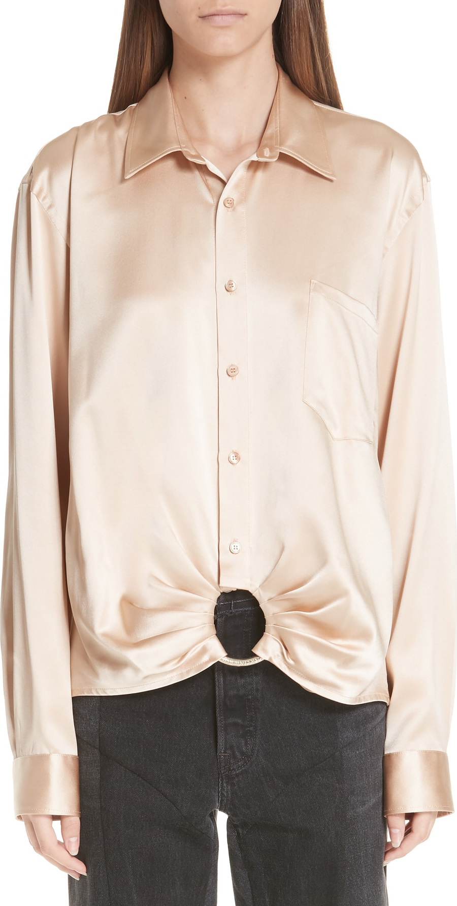 Martine Rose Ring Silk Shirt