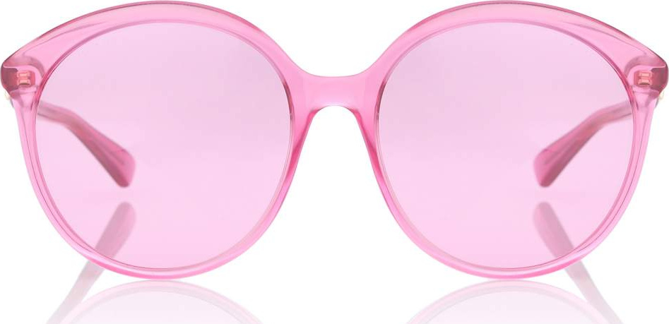 Gucci Round acetate sunglasses
