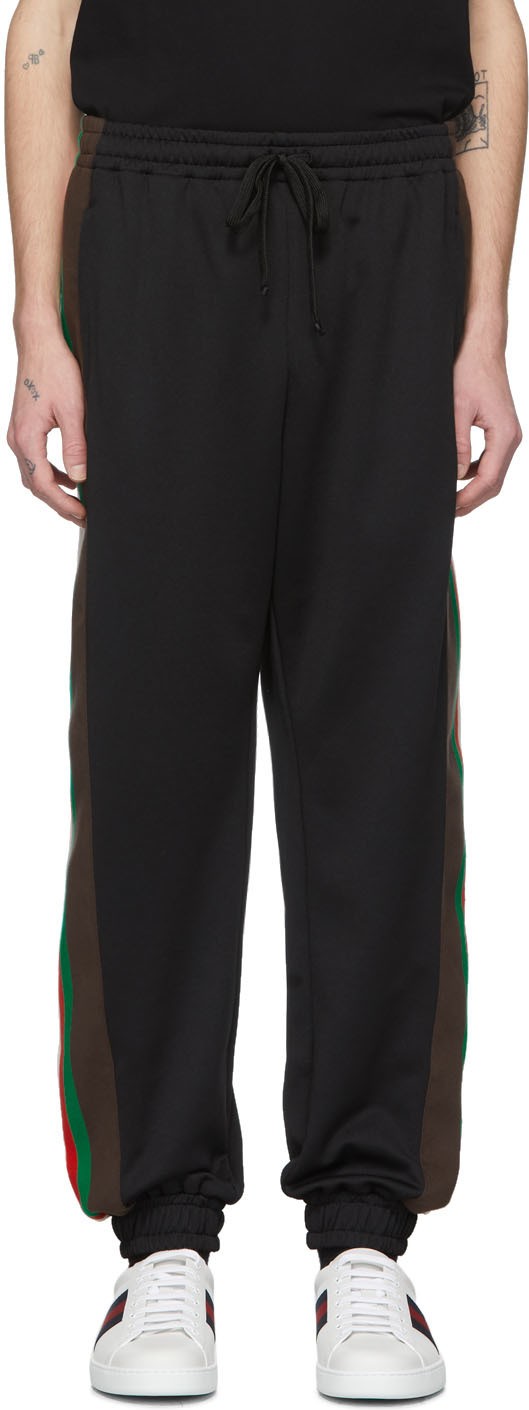 Gucci Black Jersey Lounge Pants