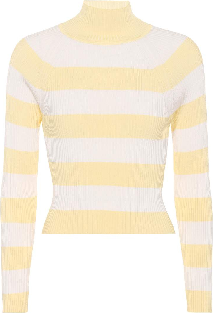 Zimmermann Whitewave striped ribbed top