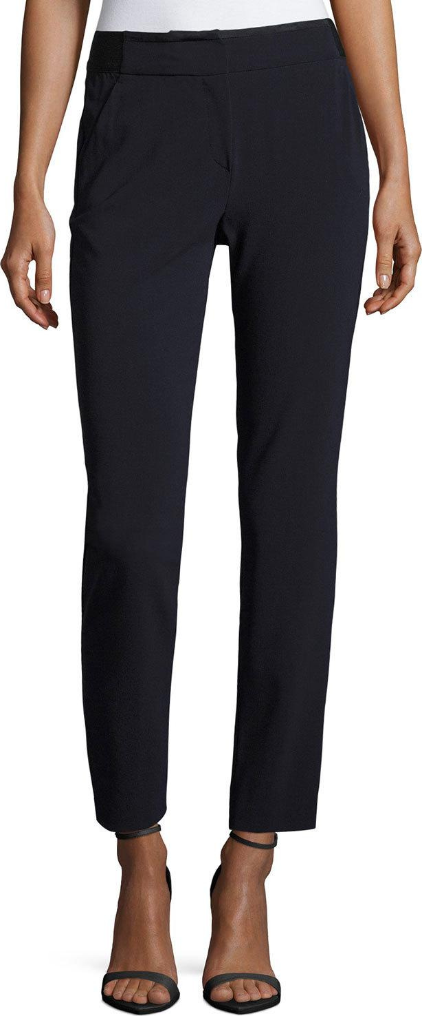 Armani Collezioni Virgin Wool Stretch Pants