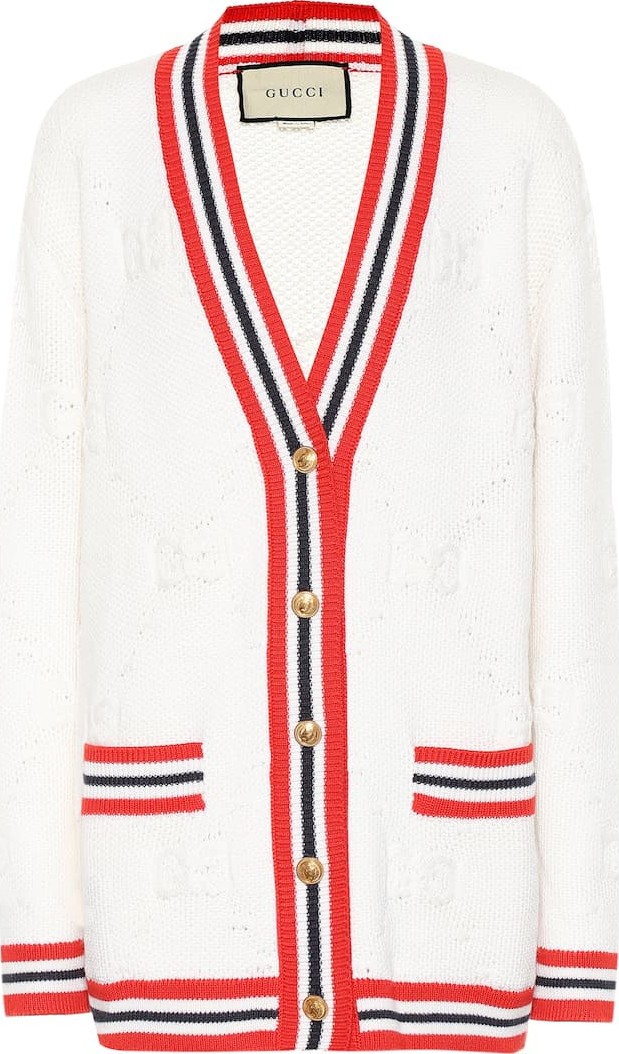 Gucci GG wool and silk cardigan