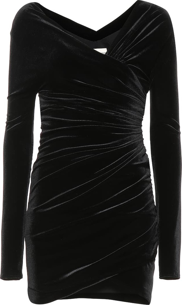 Alexandre Vauthier Velvet minidress