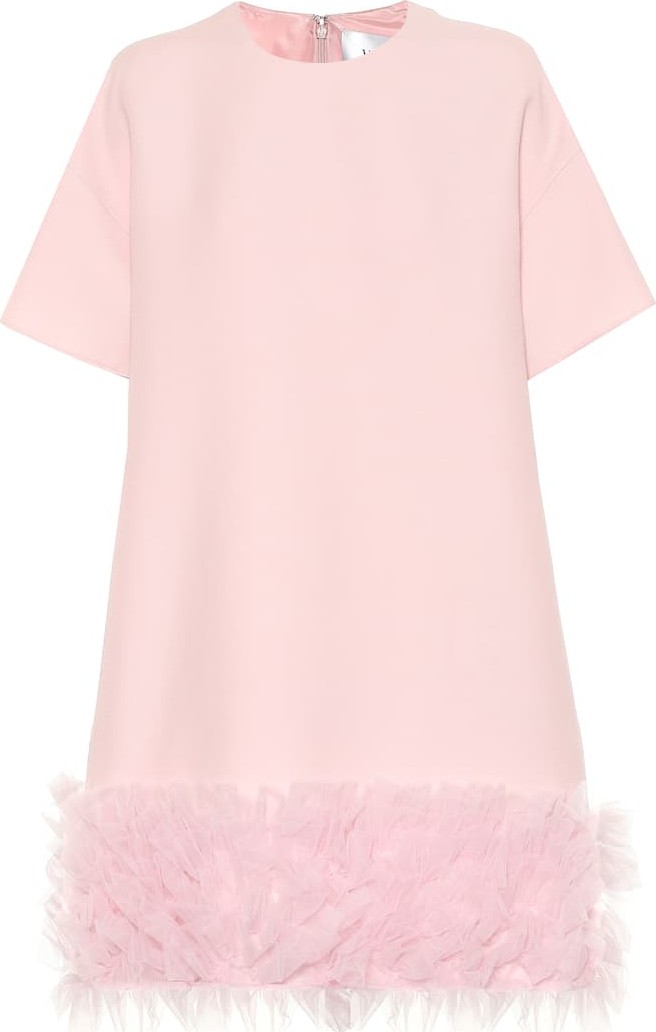 Valentino Wool and silk crêpe minidress