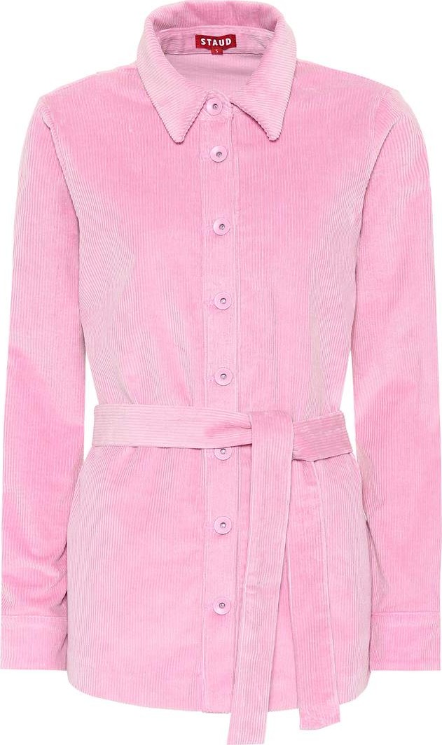 Staud Hayley corduroy shirt