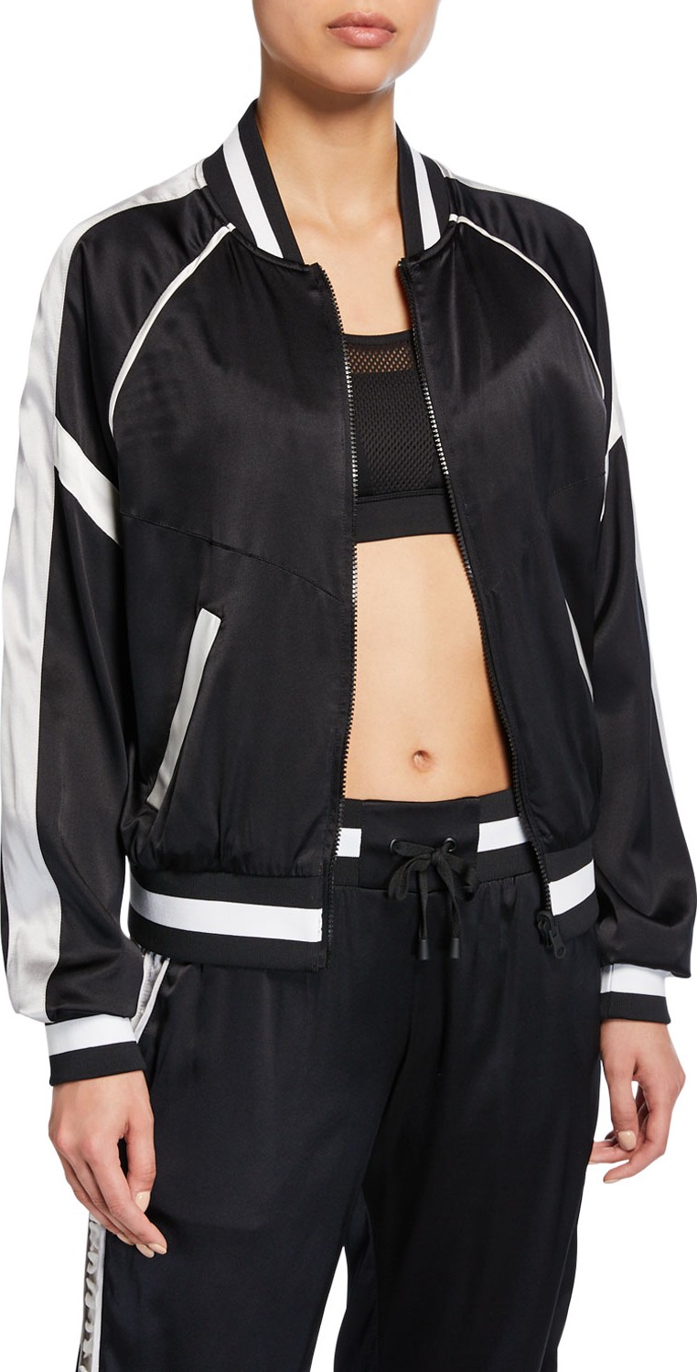 Blanc Noir Amida Reversible Bomber Jacket