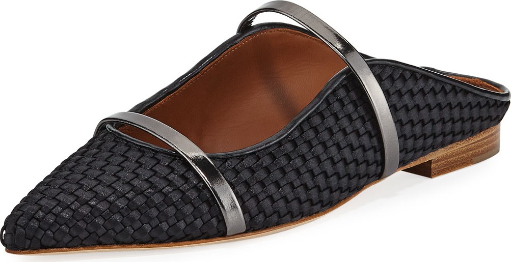 Malone Souliers Maureen Luwolt Woven Mules
