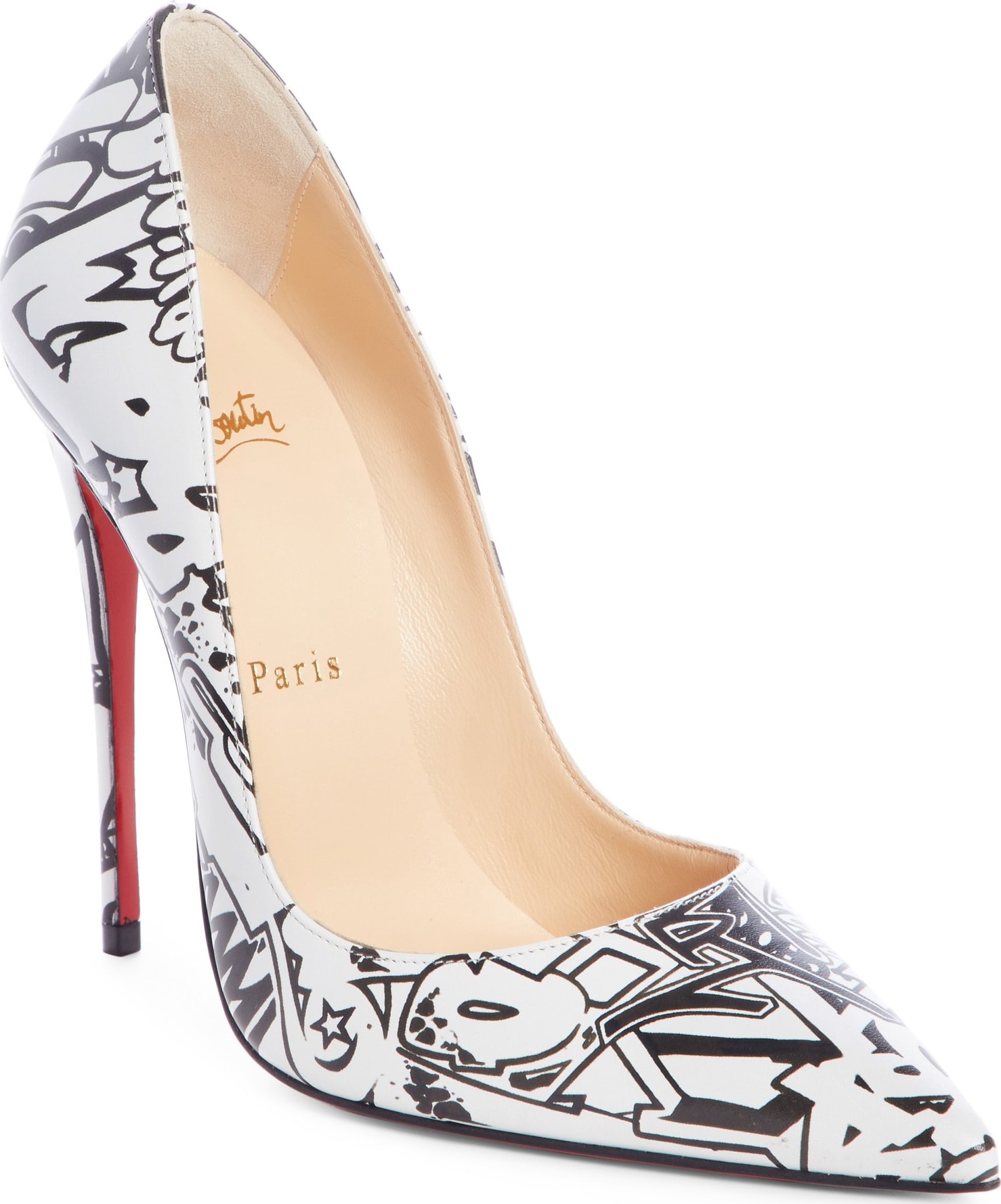 Christian Louboutin So Kate Graffiti Pump