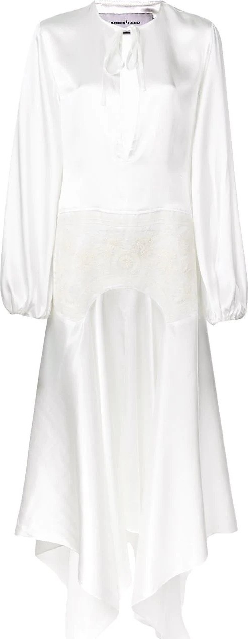 Marques'Almeida asymmetric hem dress