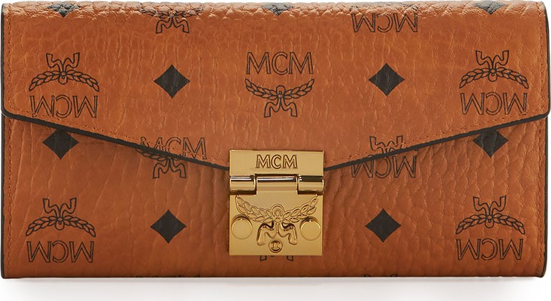 MCM Patricia Visetos Two-Fold Wallet-on-Chain