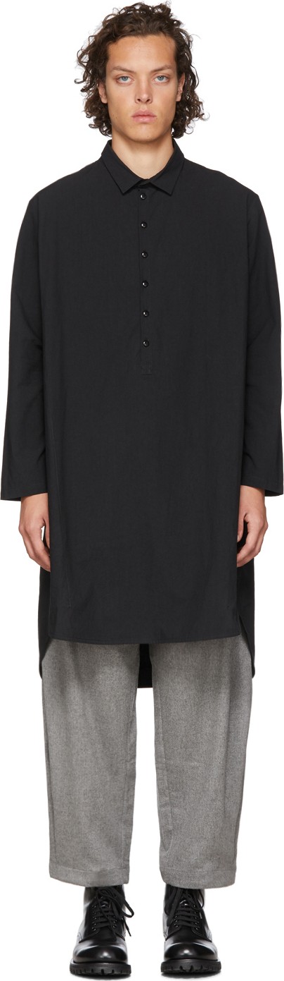 Toogood Black 'The Baker' Shirt