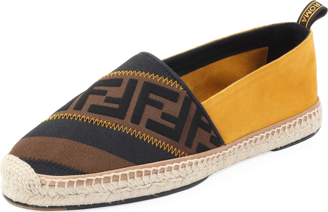 Fendi Men's FF Colorblock Espadrilles