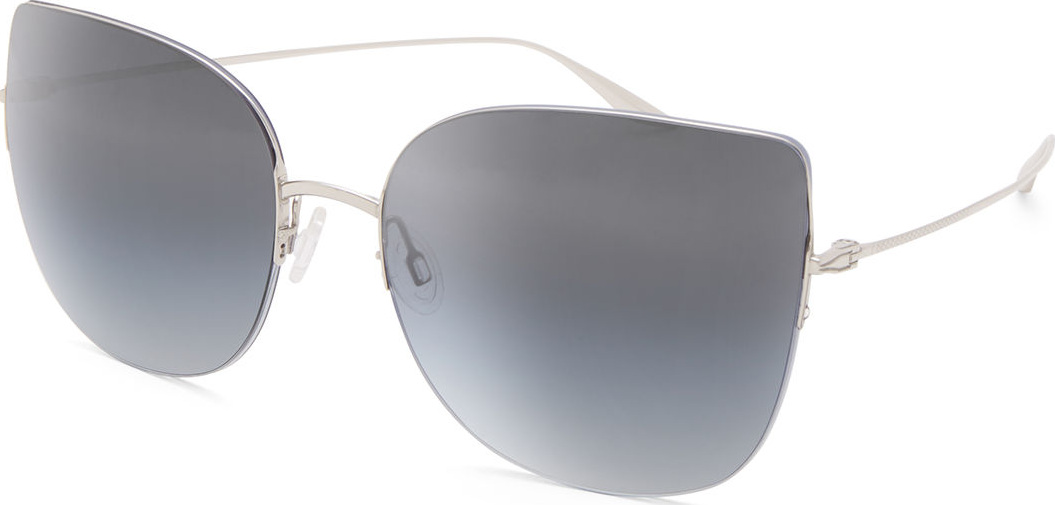 Barton Perreira Voyant Cat-Eye Titanium Sunglasses