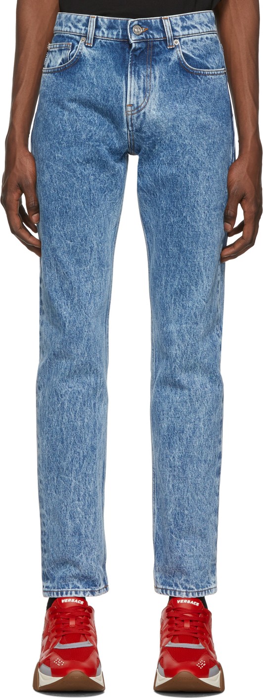 Versace Blue Straight Jeans