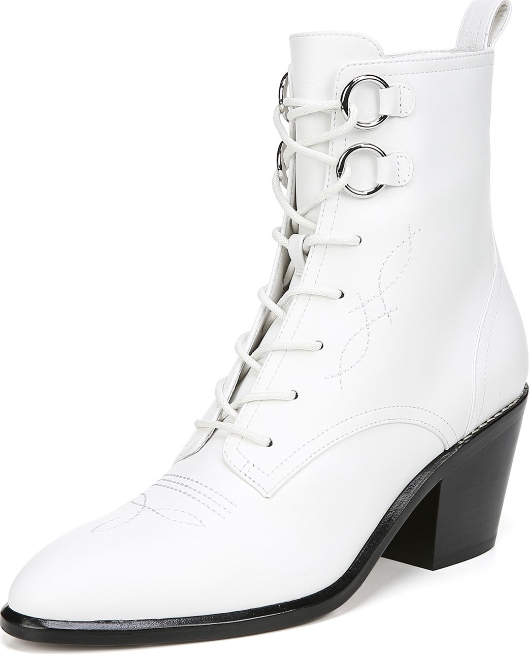 DIANE von FURSTENBERG Dakota Leather Lace-Up Boots