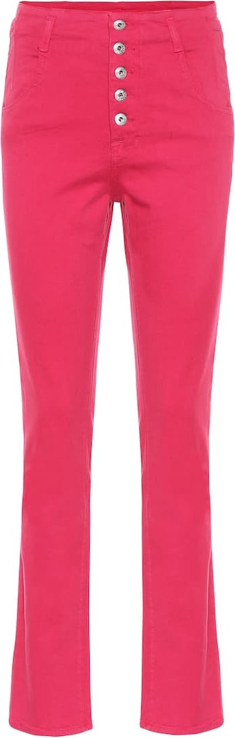 Jonathan Simkhai High-rise straight jeans