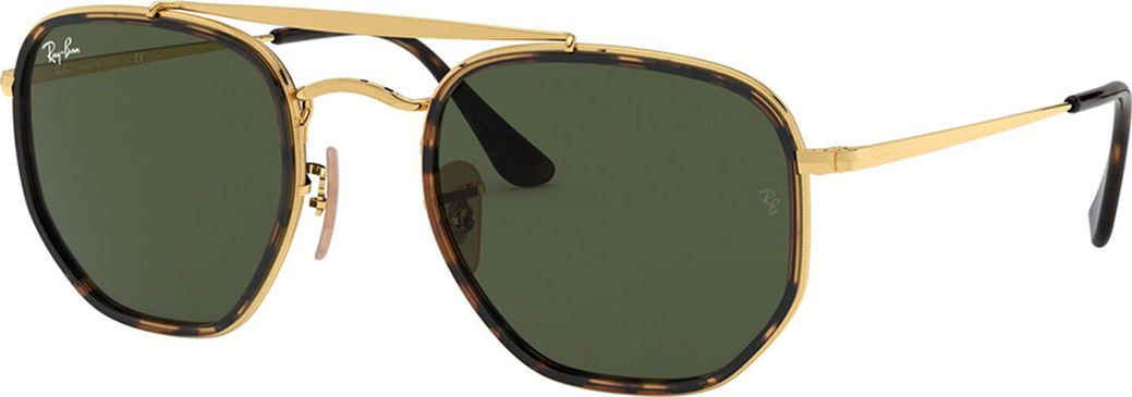 Ray Ban Rectangle Steel Monochromatic Sunglasses