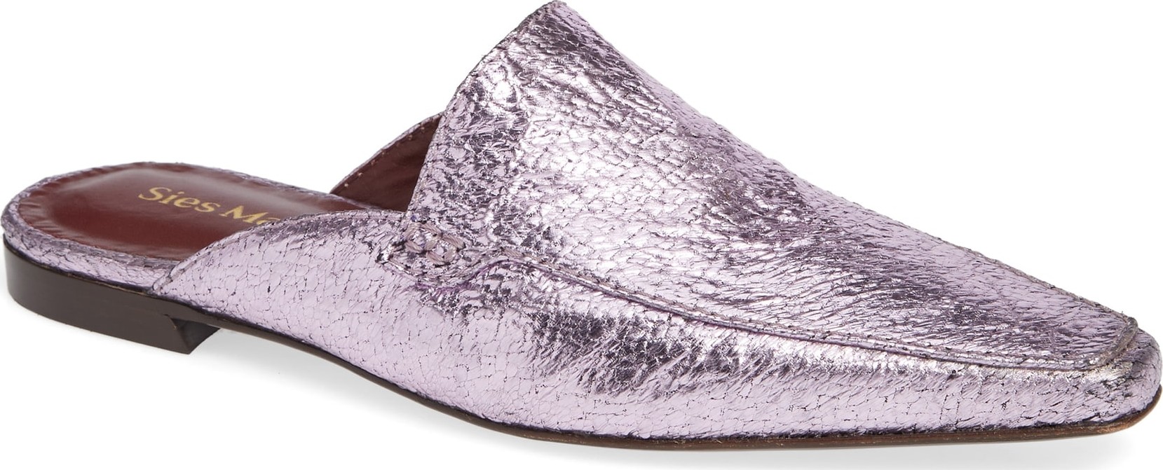 Sies Marjan Lia Metallic Loafer Mule
